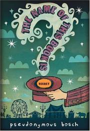 Cover of The Name of This Book Is Secret