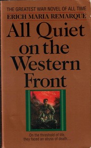 Cover of All Quiet on the Western Front